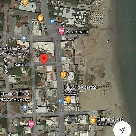 Daire Blue Air 1minute From Sea, 15 Min From The Airport Artemis Center